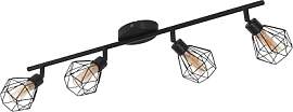 EGLO Deckenlampe Zapata 1, 4 flammige Vintage