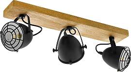 EGLO Deckenspot "GATEBECK", braun