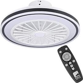 EGLO Deckenventilator mit LED Beleuchtung Almeria, 