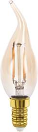 EGLO E14 LED Lampe, Amber Vintage Glühbirne in