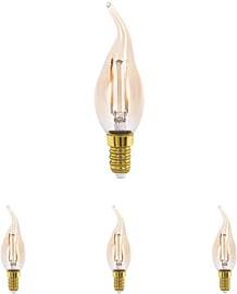 EGLO E14 LED Lampe, Amber Vintage Glühbirne in