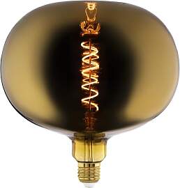 EGLO E27 Lampe dimmbar in Apfelform, Spiral LED