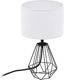 EGLO Nachttischlampe Carlton 2, Deko Tischlampe