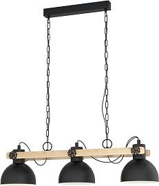 EGLO Pendellampe Lubenham, 3 flammige Vintage