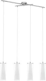 EGLO Pendellampe Pinto, 4 flammige Pendelleuchte,
