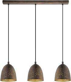 EGLO Pendellampe Safi, 3-flammige Vintage