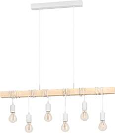 EGLO Pendellampe Townshend, 6 flammige Vintage