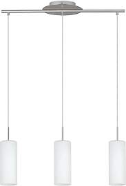 EGLO Pendellampe Troy 3, 3 flammige Pendelleuchte, 