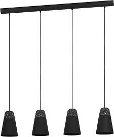 EGLO Pendelleuchte Canterras, 4 flammige