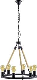 EGLO Pendelleuchte Findlay, 6 flammiger
