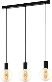 EGLO Pendelleuchte Pozueta, 3 flammige Hängelampe 