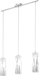 EGLO Pendelleuchte Rivato, 3 flammige Hängelampe, 