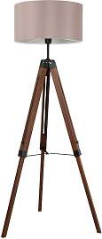 EGLO Stehlampe "LANTADA", braun (taupe), 