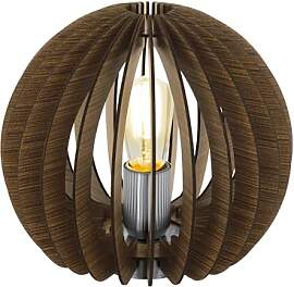 EGLO Tischlampe Cossano, Nachttisch Stahl in