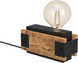 EGLO Tischlampe Layham, 1 flammige Tischleuchte