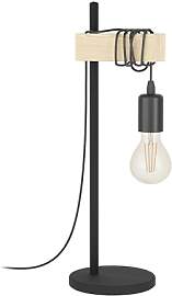 EGLO Tischlampe Townshend, Vintage Tischleuchte im 