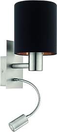EGLO Wandlampe Bett Pasteri, Textil Wandleuchte