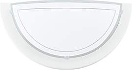 EGLO Wandlampe Planet 1, Wandleuchte halbrund,