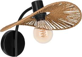 EGLO Wandlampe Siruela, Boho Wandleuchte innen,