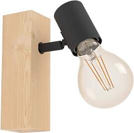 EGLO Wandlampe Townshend 3, Vintage Wandleuchte im 