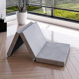 EGOHOME Klappmatratze 65x196 cm, Hoch 10 cm