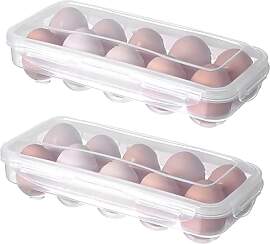 Eier Aufbewahrung Kühlschrank 2er Set -