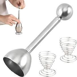 Eierköpfer Edelstahl Premium Set, Edelstahl