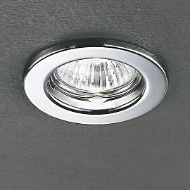 Einbaustrahler CLASSIC, Chrom, rund