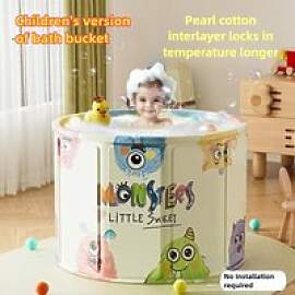 Eine Einheit der Badewanne für Kinder, faltbare