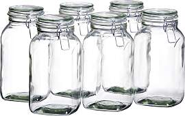 Einmachglas-Set Gothika aus Glas, 6-teilig