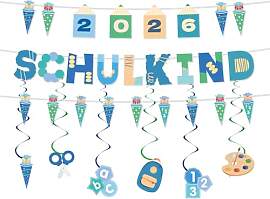 Einschulung Deko Junge Mädchen 2026 Schulkind