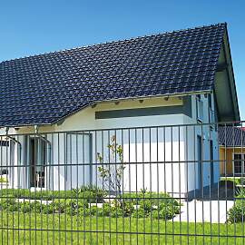 Einstabmattenzaun PEDDY SHIELD, grau (anthrazit),