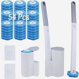 Einweg Toilettenbürste Set mit WC Reiniger - 2er