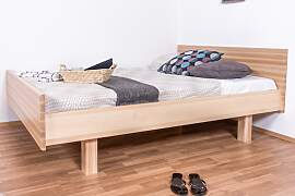 Einzelbett / Gästebett Buche massiv Vollholz