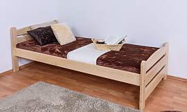 Einzelbett / Gästebett Buche massiv Vollholz