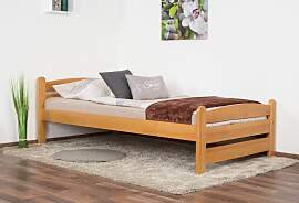 Einzelbett / Gästebett Kiefer massiv Vollholz