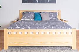 Einzelbett / Gästebett Kiefer massiv Vollholz
