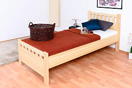 Einzelbett / Gästebett Kiefer massiv Vollholz