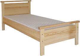 Einzelbett / Gästebett Kiefer massiv Vollholz