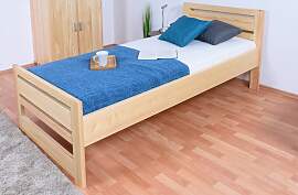 Einzelbett / Gästebett Kiefer massiv Vollholz