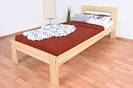 Einzelbett / Gästebett Kiefer massiv Vollholz