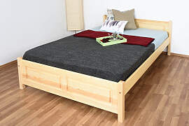 Einzelbett / Gästebett Kiefer massiv Vollholz