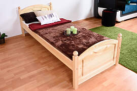 Einzelbett / Gästebett Kiefer massiv Vollholz