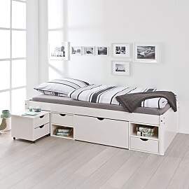Einzelbett Göteborg Komfort Kiefer Massivholz