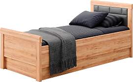 Einzelbett PRIESS "Arnsberg", braun