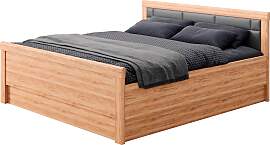 Einzelbett PRIESS "Arnsberg", braun
