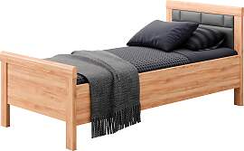 Einzelbett PRIESS "Arnsberg", braun
