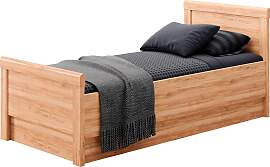 Einzelbett PRIESS "Arnsberg", braun