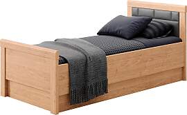 Einzelbett PRIESS "Arnsberg", braun