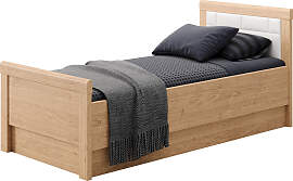Einzelbett PRIESS "Arnsberg", braun